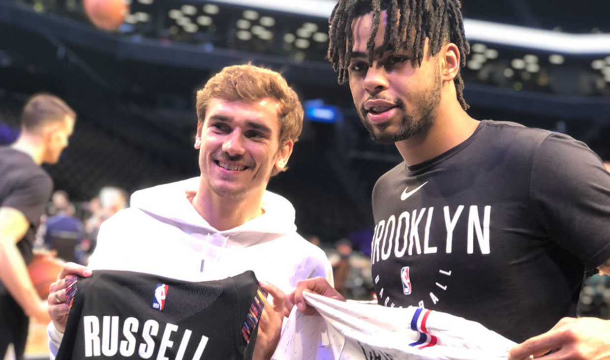 Griezmann si Maniak NBA, Stylish dari Rambut ke Kaki